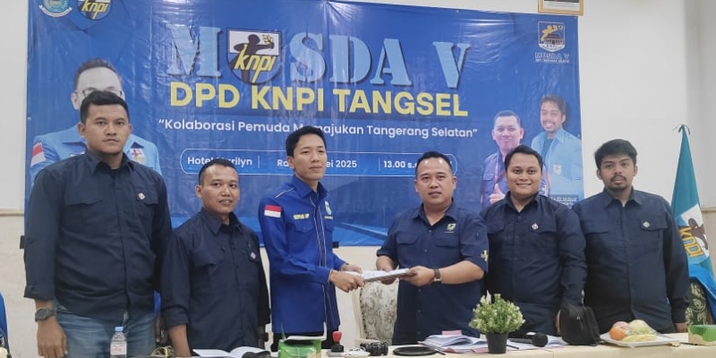 Sopian Hadi Terpilih jadi Ketua DPD KNPI Tangsel