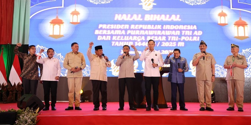 Momen Prabowo Ajak Wiranto dan Try Sutrisno Nyanyi Bareng