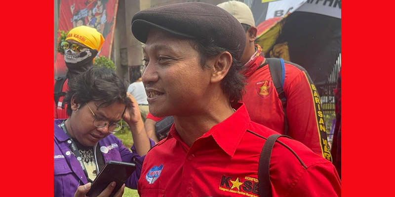 Gebrak Pilih Gedung DPR untuk Sampaikan Tuntutan Kesejahteraan Buruh