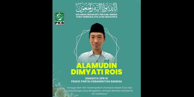 Anggota DPR Alamuddin Dimyati Rois Meninggal Dunia