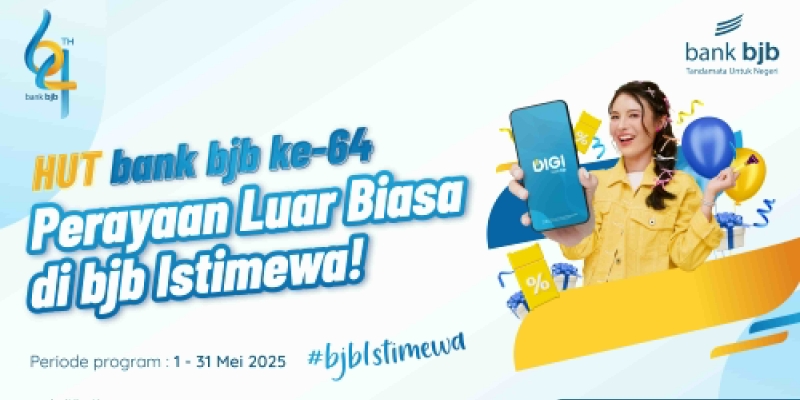 HUT ke-64, bank bjb Tebar Promo Menarik