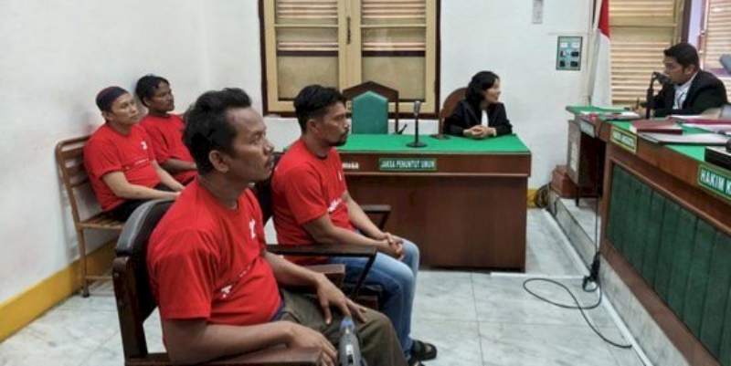 Di Medan, Empat Kurir 40 Kg Sabu Divonis Mati