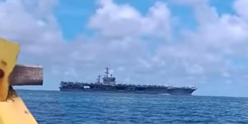 Kapal Perang AS USS Nimitz Lintasi Selat Malaka, Ini Kata TNI