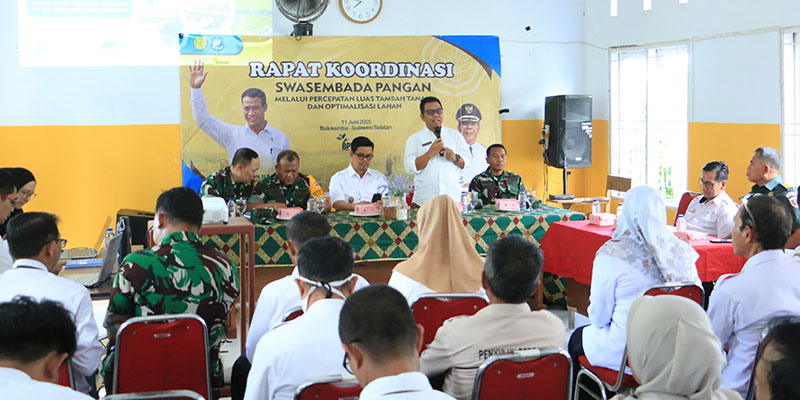 Kementan Bersama TNI Kawal Percepatan Luas Tanam dan Optimalisasi Lahan