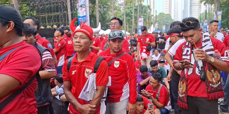 Suporter Doakan Tim Garuda Mampu Libas Tirai Bambu 2-0