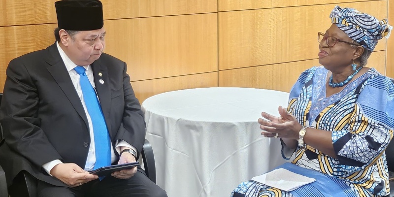 Temui Dirjen WTO di Paris, Menko Airlangga Tegaskan Pentingnya Multilateralisme yang Adil