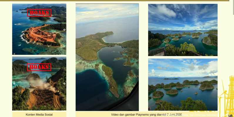 Bahlil Ungkap Video Viral Kerusakan Raja Ampat Hoaks