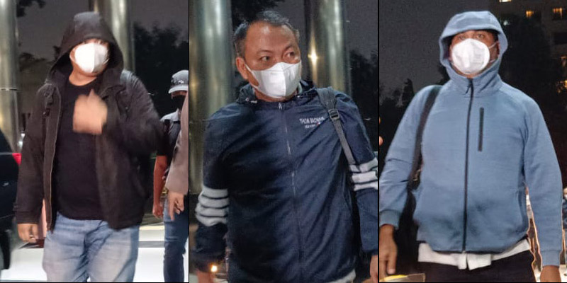 Tiga Orang yang Terjaring OTT KPK di Mandailing Natal Tiba di Gedung Merah Putih