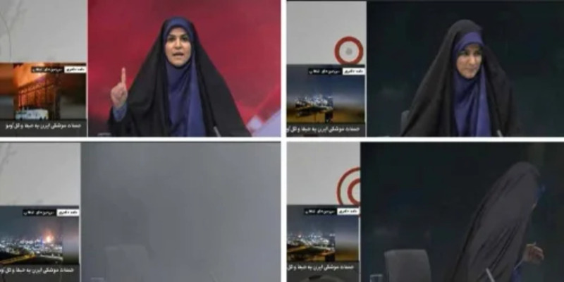Israel Serang Stasiun TV Iran, Siaran Langsung Terganggu Akibat Ledakan
