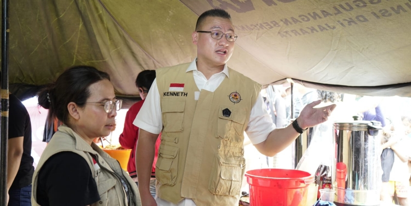Kader Banteng Berbagi untuk Korban Kebakaran Kapuk Muara