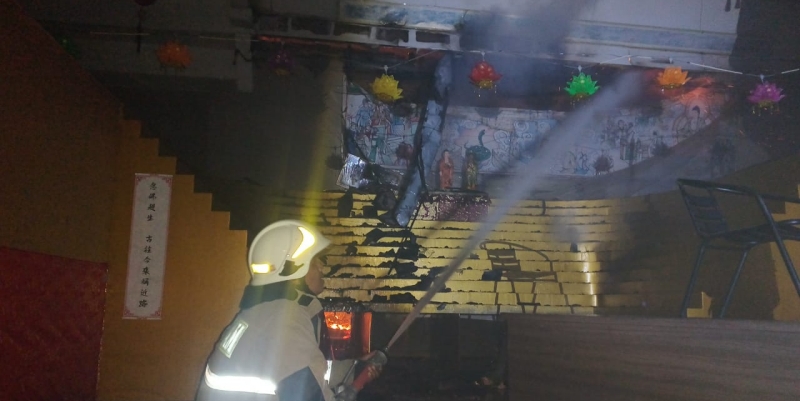 Vihara Lalitavistara Cilincing Kebakaran