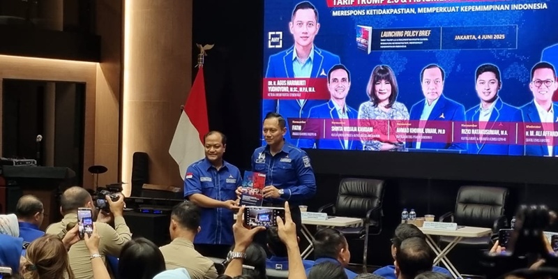 AHY Pimpin Peluncuran Makalah soal Kebijakan Trump dan Geopolitik