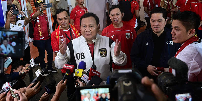 Bersyukur Indonesia Tundukkan China, Prabowo: Perjalanan Belum Usai!