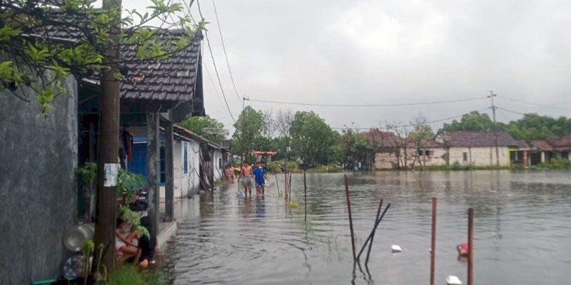 Rob Masih Menerjang, Puluhan Rumah Warga Tayu Terendam