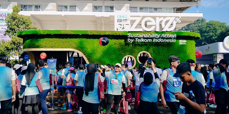 Telkom Hitung Kompensasi Jejak Karbon Digiland 2025