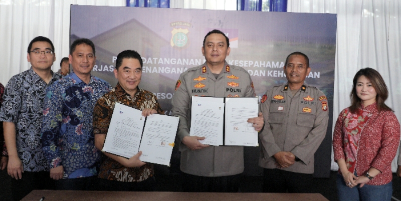PT KCN-Polres Pelabuhan Tanjung Priok Jalin Kerja Sama Keamanan dan Kehumasan