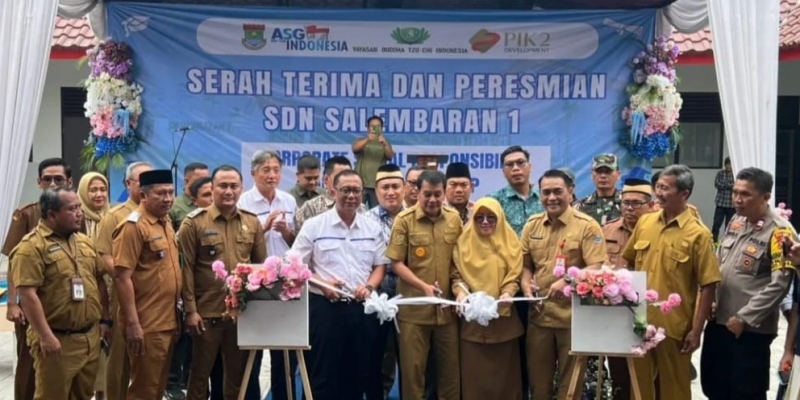ASG Bangun SD Salembaran di Kosambi Tangerang