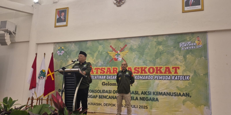Lewat Diklatsar Paskokat, Pemuda Katolik Cetak Kader Patriotik