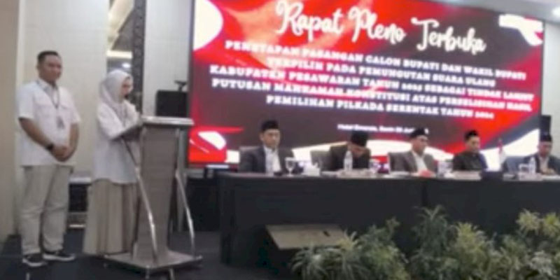 Hari Ini KPU Pesawaran Umumkan Hasil Pleno Terbuka Penetapan Cabup dan Cawabup Terpilih