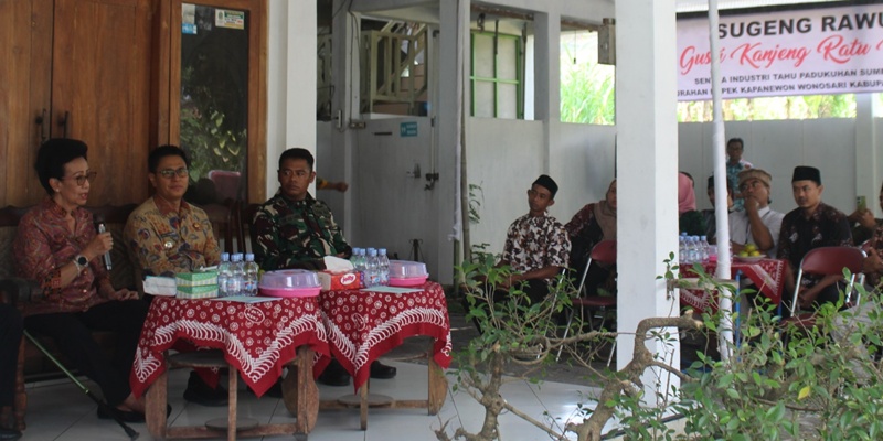 GKR Hemas Dorong Kemandirian Desa Bebas Stunting