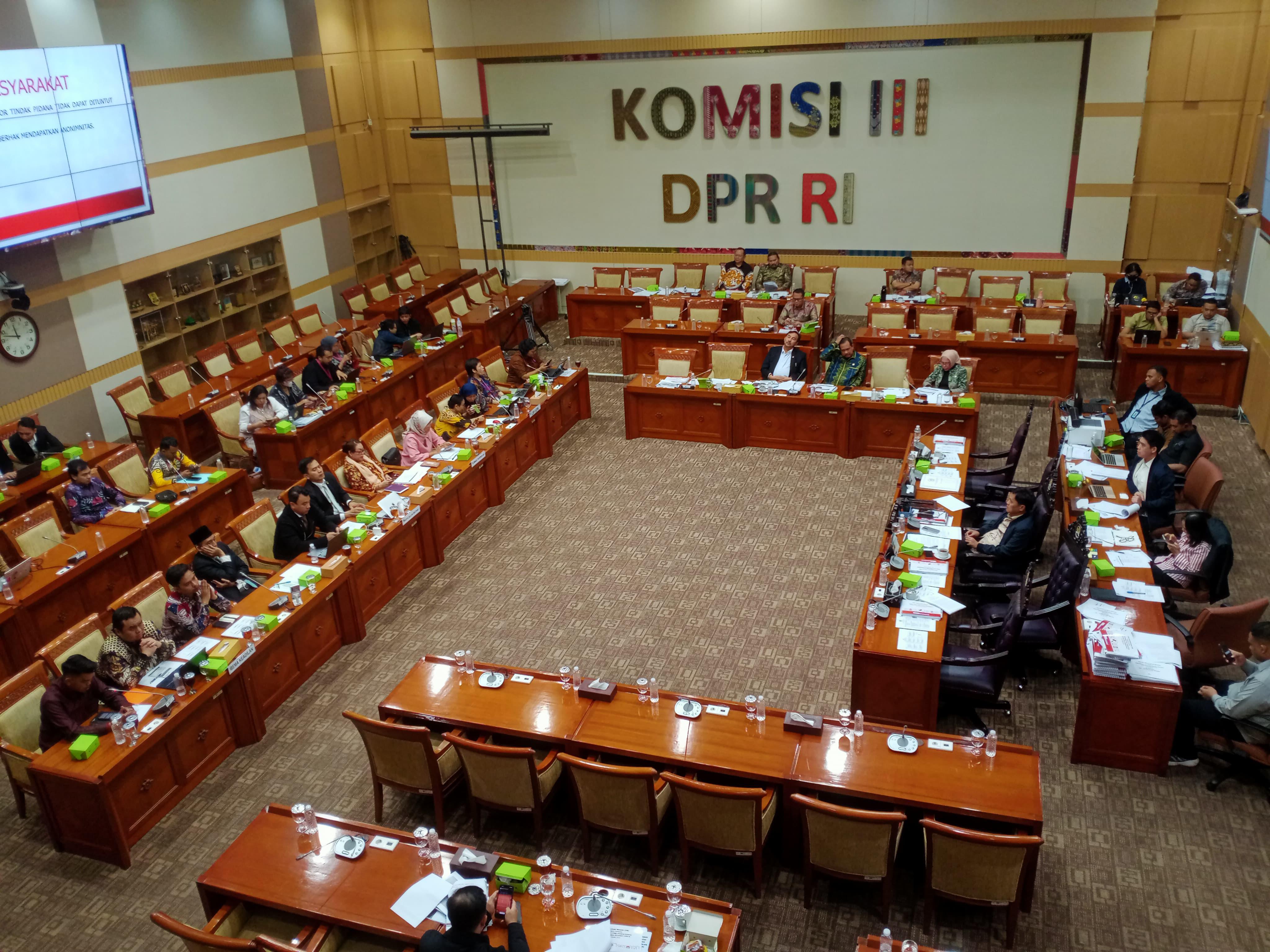 Komisi III DPR Tak Pernah Tolak Masukan RKUHAP