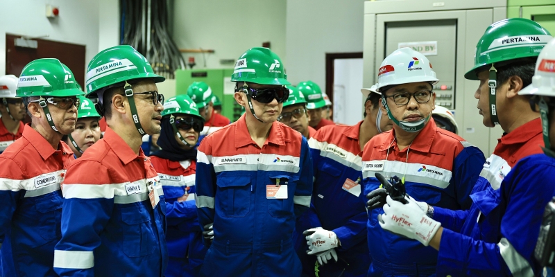 Dewan Komisaris Pertamina Tinjau Lapangan Migas PHSS di Kaltim