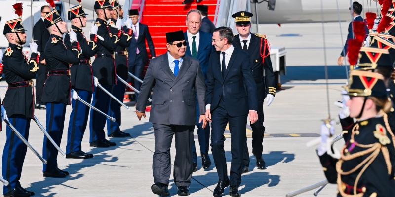 Prabowo Tiba di Paris untuk Hadiri Perayaan Bastille Day