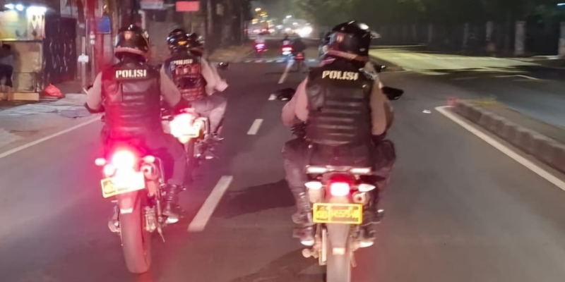 Patroli Malam, Polisi Amankan Pemakai Narkoba hingga Pelaku Tawuran