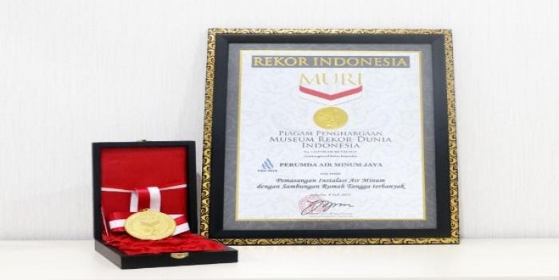 Pasang 46.000 Sambungan Rumah, PAM Jaya Raih Rekor MURI