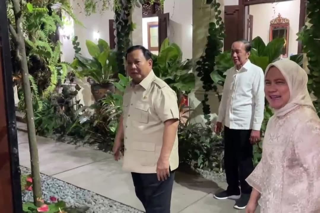 Prabowo di Rumah Jokowi