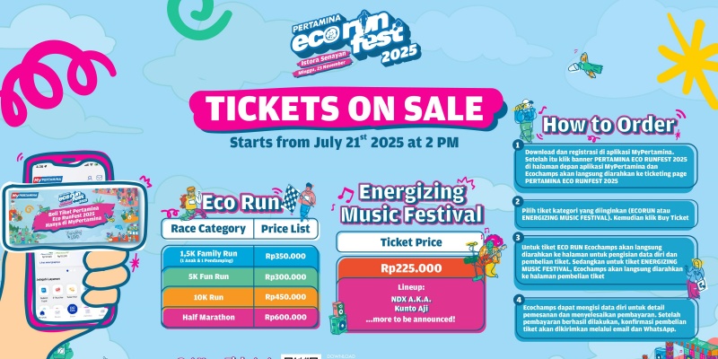 Pertamina Eco RunFest 2025 Siap Digelar, Jangan Sampai Kehabisan Tiket