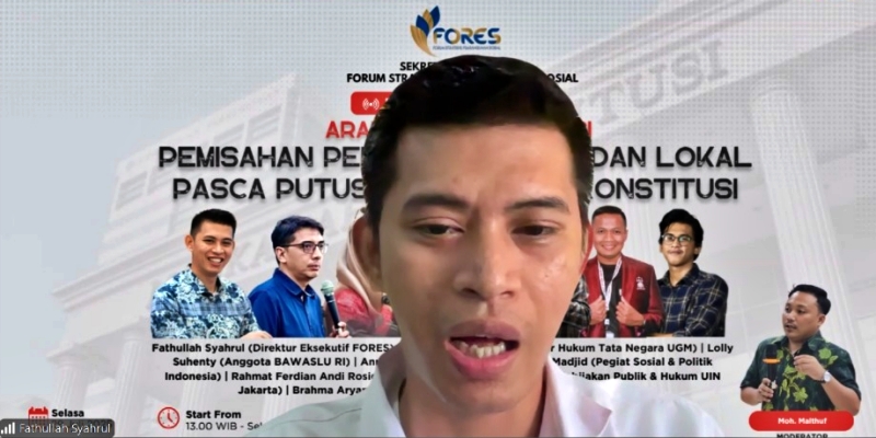 FORES: Putusan MK Soal Pemilu Bukan Sekadar Logika Hukum, tapi Dampak pada Demokrasi