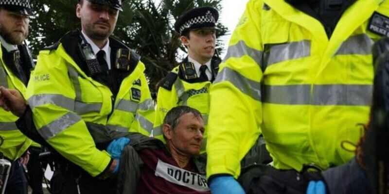 Polisi Tangkap 55 Demonstran Pro-Palestina di Gedung DPR Inggris