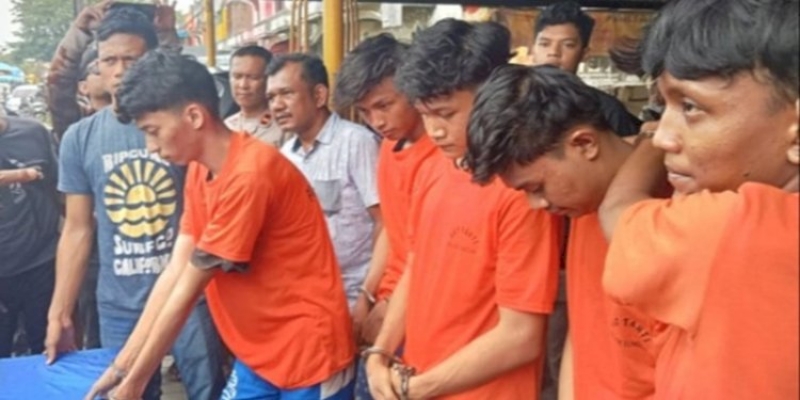Komplotan Begal Sadis Medan-Binjai Ditangkap