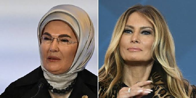 Ibu Negara Turki Desak Melania Trump Bela Anak-anak Gaza