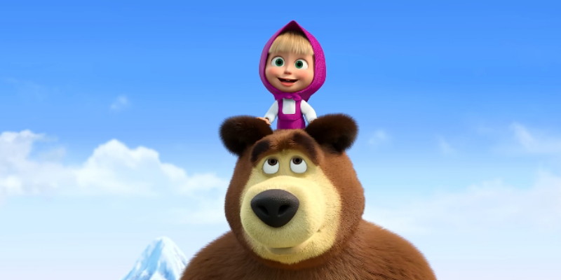 Ukraina Kecewa Jutaan Warganya Masih Nonton "Masha and the Bear"
