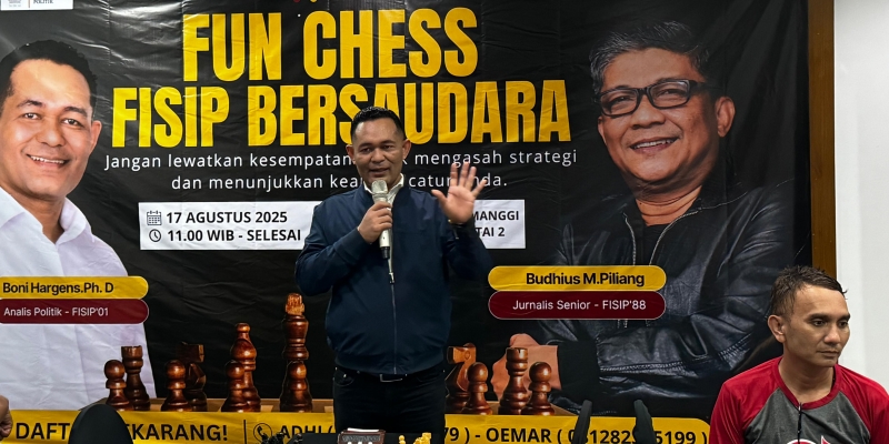 Boni Hargens Perkuat ILUNI Lewat Lomba Catur