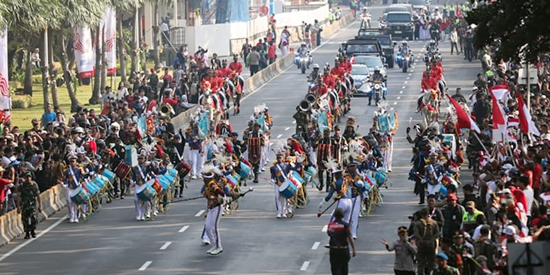 Rekayasa Lalin Berlaku Saat Kirab Bendera Pusaka