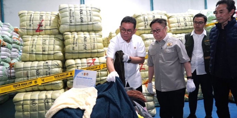 Kemendag Ungkap Temuan Tekstil Impor Ilegal Senilai Rp112,35 Miliar
