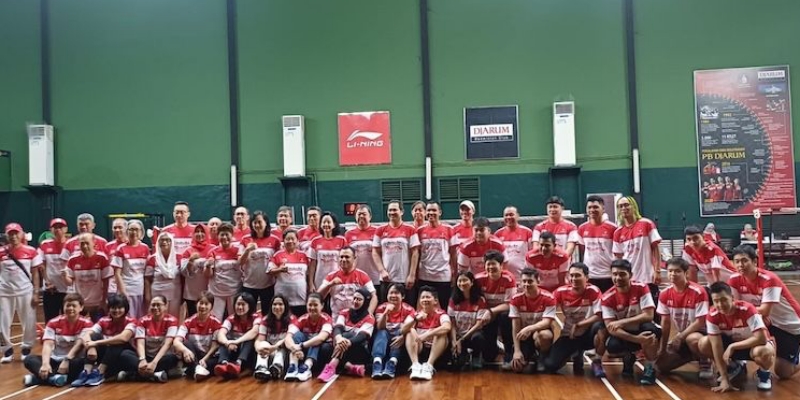 Legenda Bulutangkis Rayakan HUT RI, Diisi Pertandingan Tim Merah Lawan Putih