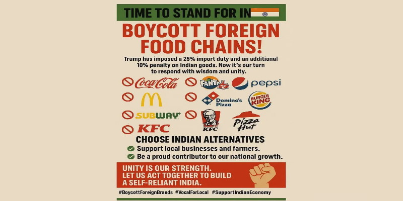 Tarif Trump Picu Gelombang Sentimen Anti Amerika di India