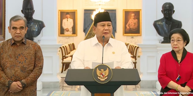 Gibran Tak Muncul di Rapat Mendadak Prabowo Bersama Megawati Cs