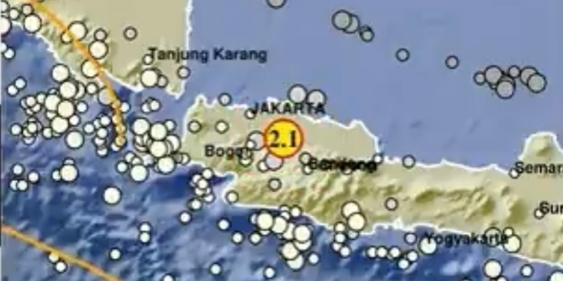 Kurang dari Setengah Jam Bekasi Diguncang Gempa Lagi