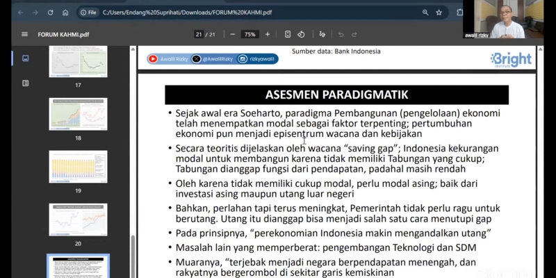 Sejak Zaman Soeharto Indonesia Selalu Andalkan Utang