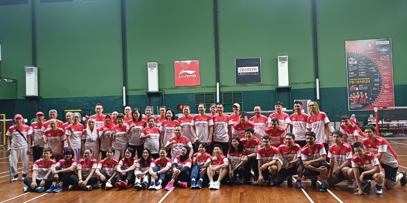 Firli Bahuri Bareng Legenda Bulutangkis Berkhidmat Rayakan Kemerdekaan