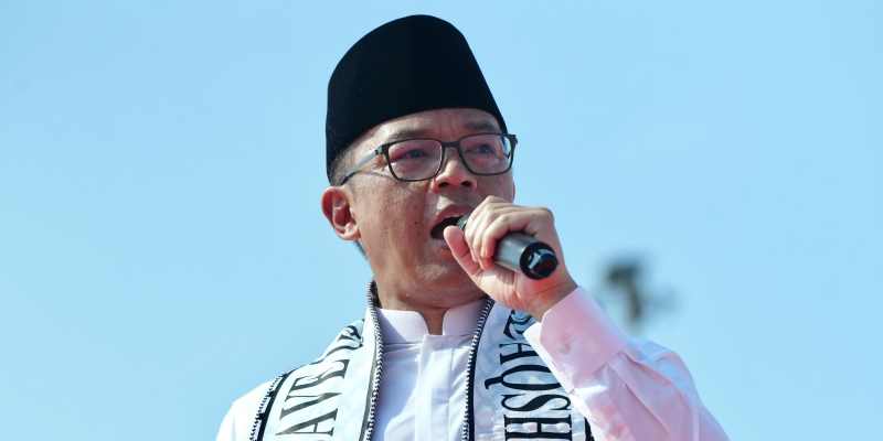 Di Aksi Akbar Monas, Menlu Tekankan Komitmen RI Bela Palestina