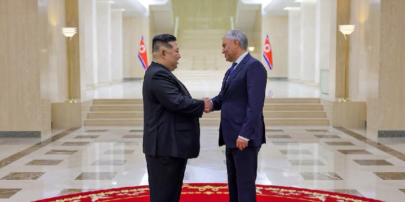 Kim Jong Un dan Ketua Duma Rusia Sepakat Perkuat Hubungan Bilateral