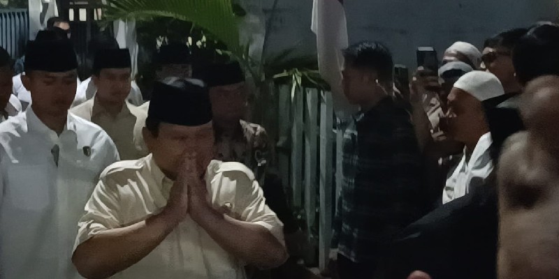 Prabowo Melayat ke Rumah Duka Affan Kurniawan
