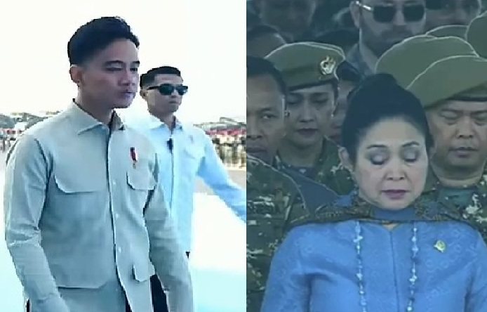 Hanya Gibran dan Titiek Tak Pakai Seragam Loreng Militer