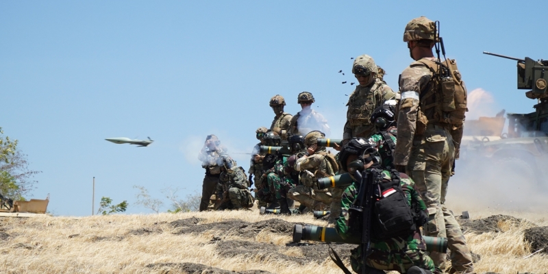 Dokumentasi Latihan Gabungan Bersama (Latgabma) Super Garuda Shield (SGS) (Foto: Dinas Penerangan TNI Angkatan Darat)